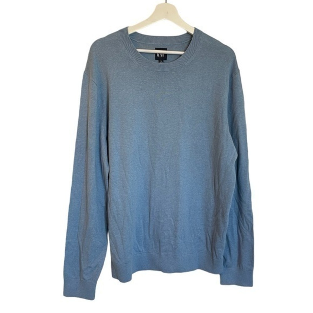 NWT Men’s Gap Blue Crewneck Cotton Sweater